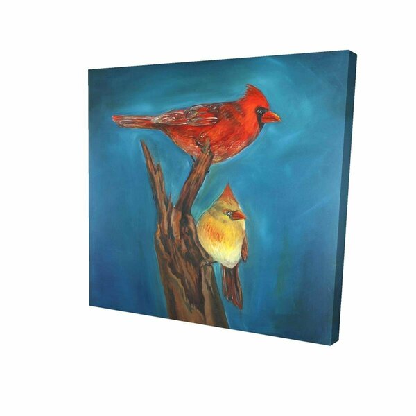 Fondo 16 x 16 in. Birds on A Branch-Print on Canvas FO2793484